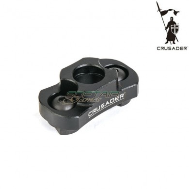 Anello Cinghia LC Mount Qd Black Cnc Crusader (cr-gm010019bk)
