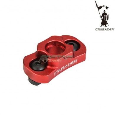 Anello Cinghia LC Mount Qd Red Cnc Crusader (cr-gm010019rd)
