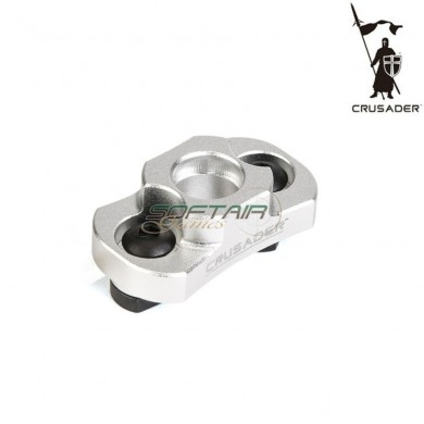 Anello Cinghia LC Mount Qd Silver Cnc Crusader (cr-gm010019sv)