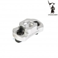 Qd Sling Mount Silver Cnc Crusader (cr-gm010019sv)