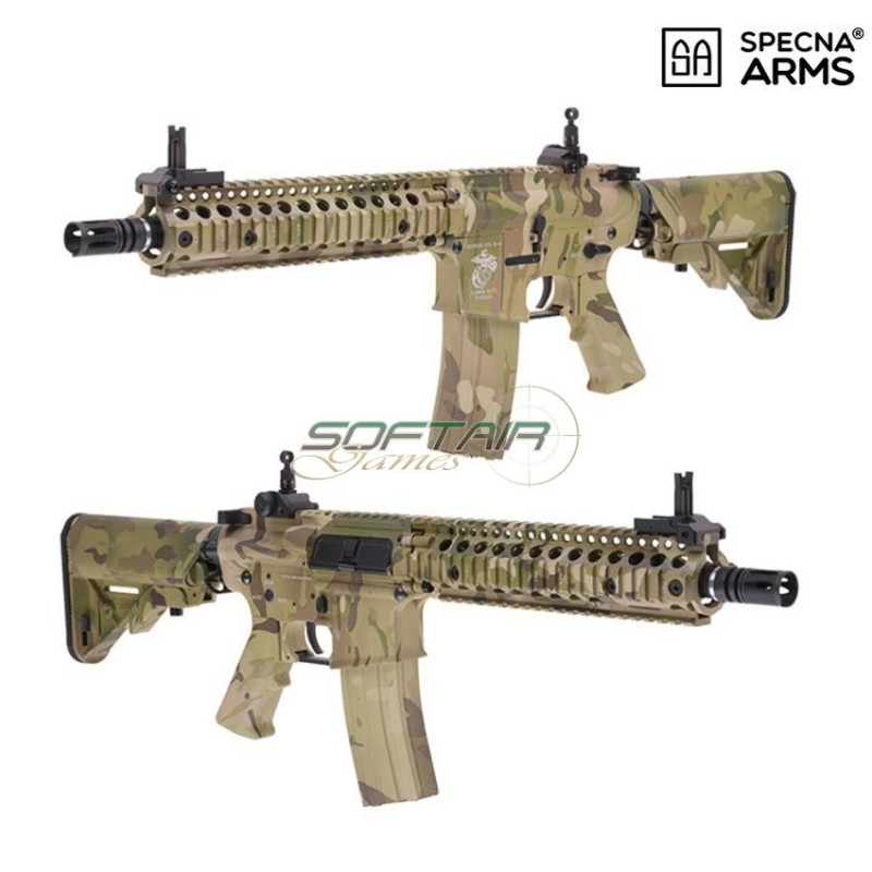 Fucile Elettrico Mk18 Carbine Multicam® Genuine Edition Enter & Convert™ System Specna Arms® (spe-01-015831)