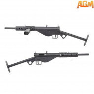 Electric Rifle Wwii Sten Mk2 Smg Full Metal Agm (agm-000827)