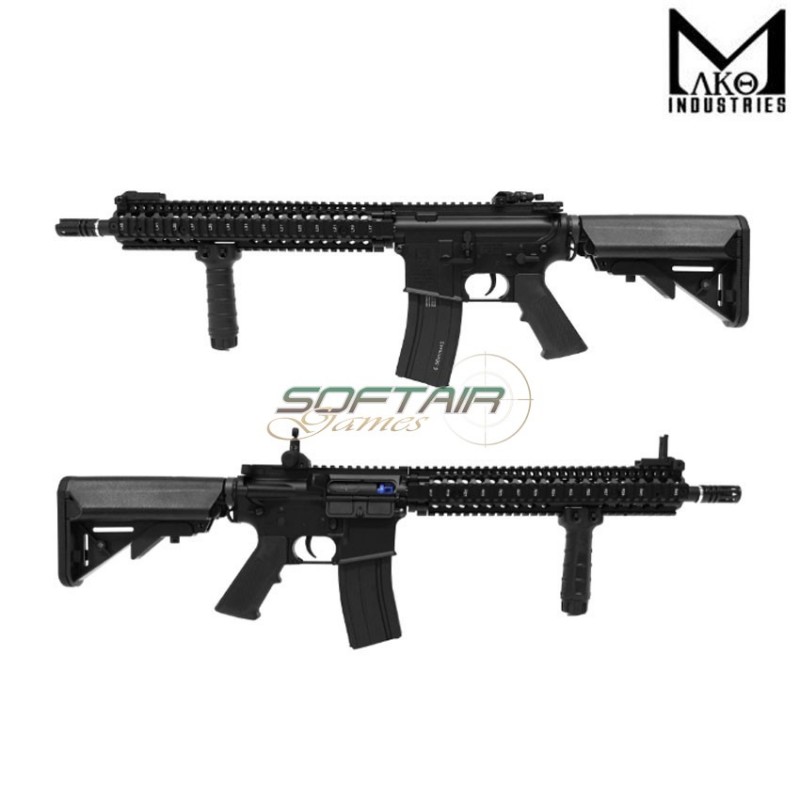 Electric Rifle Gen.2 Mk18 12" Type Black Mako Industries (mo-mk18bk12)