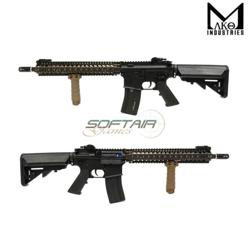 Fucile Elettrico Gen.2 Mk18 12" Type Two Tone Mako Industries (mo-mk18brz12)