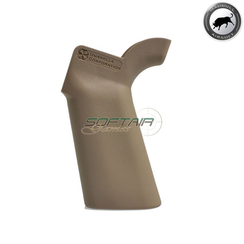 Umbrella Corporation M4 Grip Motore Flat Dark Earth Per Aeg Madbull (mb-uc-grip23-fde)