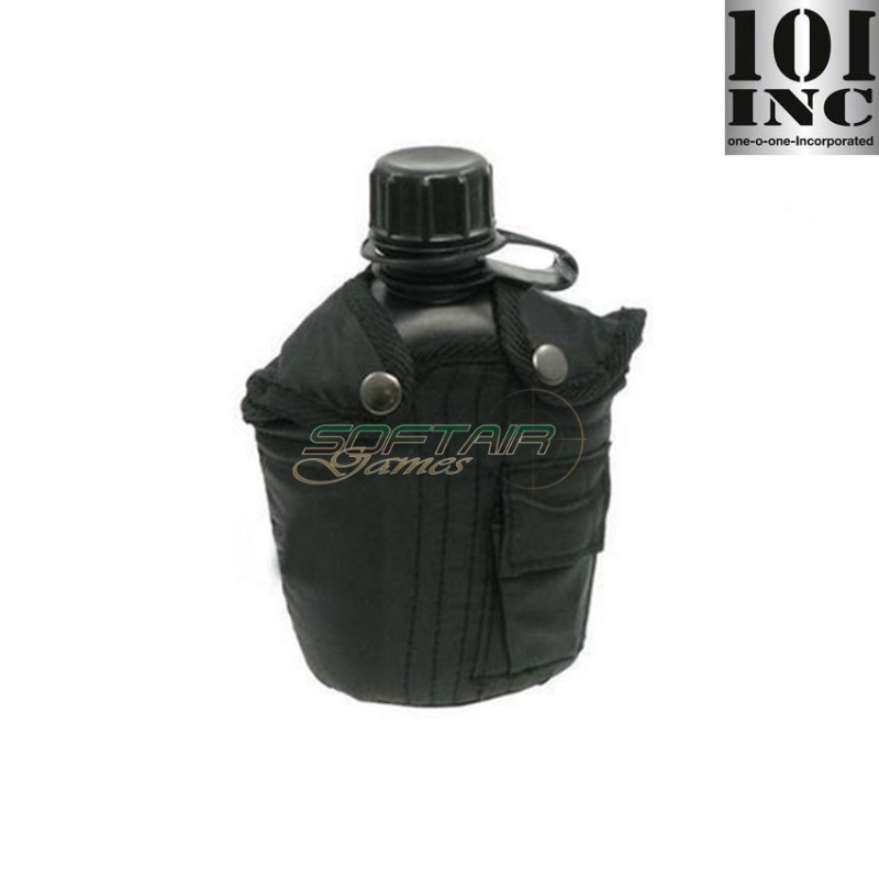 Borraccia Pvc Con Tasca Black Da 1 Litro 101 Inc (inc-341104-bk)