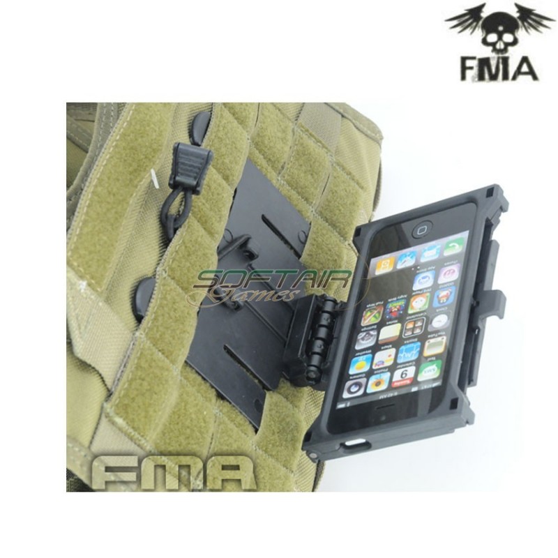 Mobile Molle Pouch Black For Iphone 5/5s Fma (fma-tb744-bk)