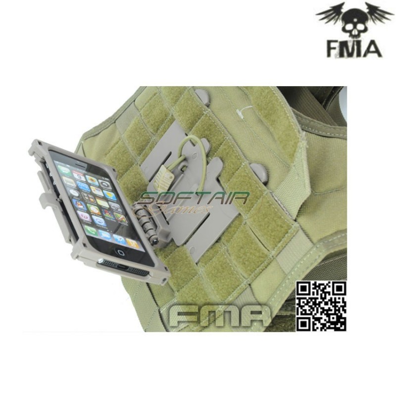 Mobile Molle Pouch Dark Earth For Iphone 5/5s Fma (fma-tb745-de)