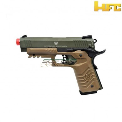 Pistola A Gas 1911 Custom Type Green Hfc (hfc-hg-171g)