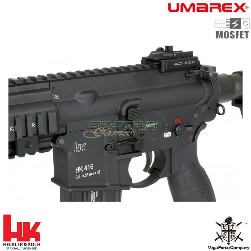 Electric Rifle Aeg Hk416 A5 V.2 Mosfet Black Vfc Umarex (um-26532)