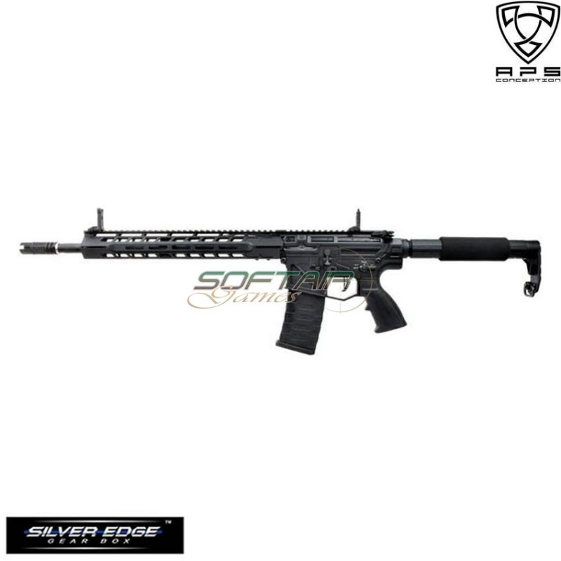 Electric Rifle Blowback Black Phantom Extremis Mk-iii Aps (aps-ap-mkiii-b)