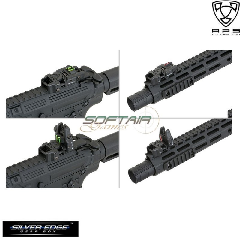 Electric Rifle Black Phantom Extremis Mk-v Aps (aps-ap-mkv-b)
