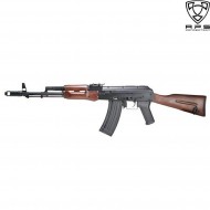 Electric Rifle Blowback Ak74 Ask201 Full Metal & Real Wood Aps (aps-ap-201)