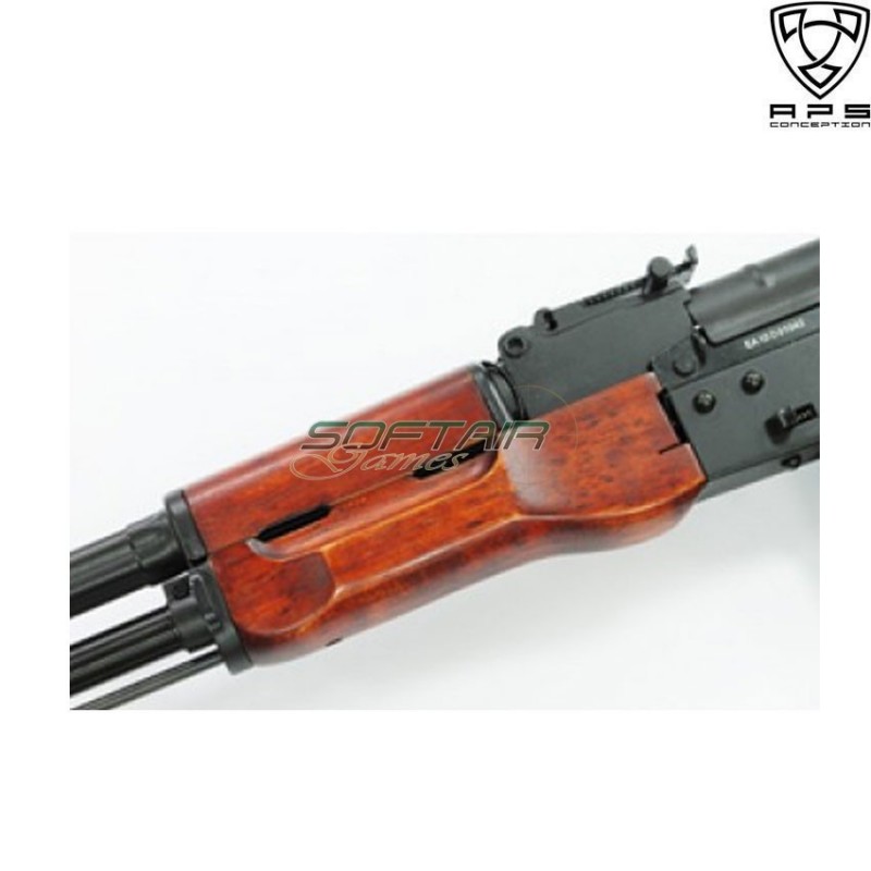 Electric Rifle Blowback Ak74 Ask201 Full Metal & Real Wood Aps (aps-ap-201)