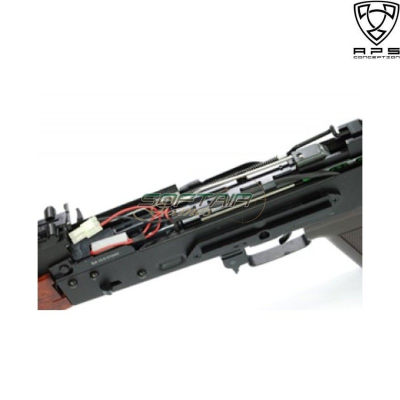 Electric Rifle Blowback Ak74 Ask201 Full Metal & Real Wood Aps (aps-ap-201)