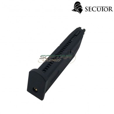 Gas Magazine 25bb Black For Pistol Bellum M9 Secutor (sr-sab1002)