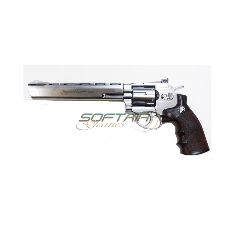 Revolver 703 Silver Gas Co2 Full Metal Wg (cod.c703s)