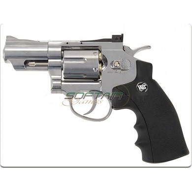 Revolver Silver 708 Gas Co2 Full Metal Wg (cod.c708s)