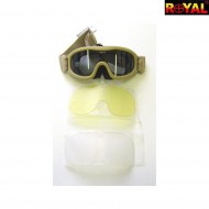 Mask Set Tactical Slim Dark Earth Royal (yh363t)