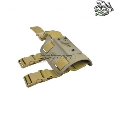 Pannello Cosciale Tan Per Fondine 5x79 Type Frog Industries® (fi-wo-gb36t-tan)