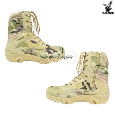Boots Military Combat Zip Multicam Js Tactical (js-bwm)