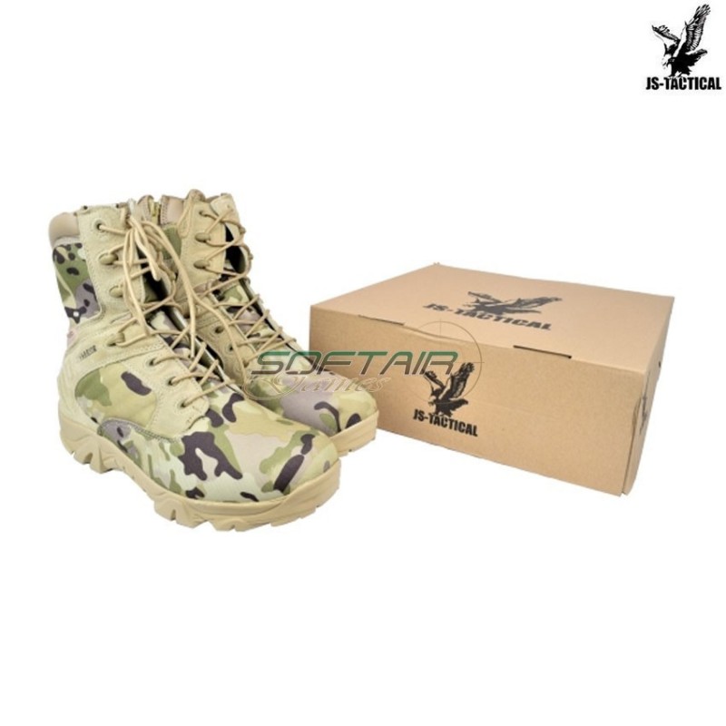Anfibi Military Combat Zip Multicam Js Tactical (js-bwm)