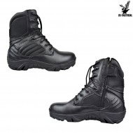 Anfibi Military Combat Zip Black Js Tactical (js-bwb)
