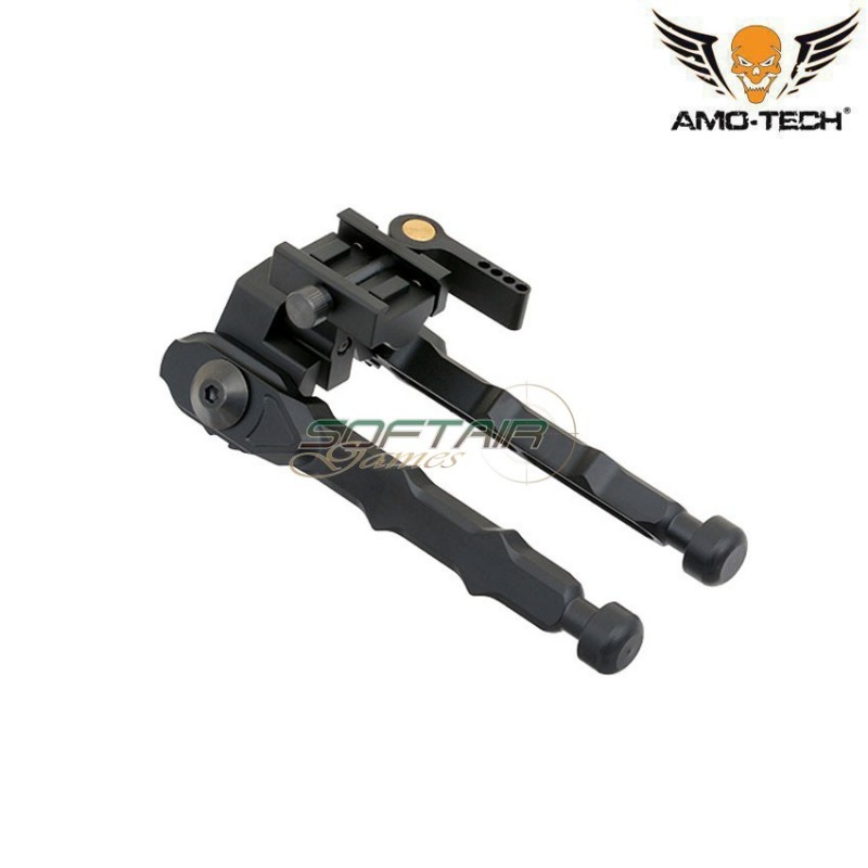 Accu-tac Br-4 Qd Style Black Bipod Amo-tech® (amt-bp012-bk)