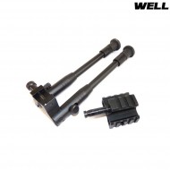 Adjustable Universal Bipod W/mount Full Metal For 20mm Rail Well (awpkit)