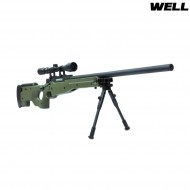 Sniper Spring Rifle Full Set L96 Mauser Green Well (mb01vfull)