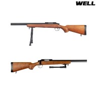 Vsr10w Short Barrel Wood + Bipiede Well (mb02bw)