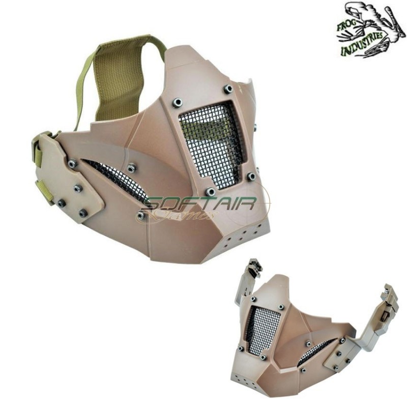 Maschera Facciale Dark Earth Jay Fast Frog Industries® (fi-wo-ma95t-de)
