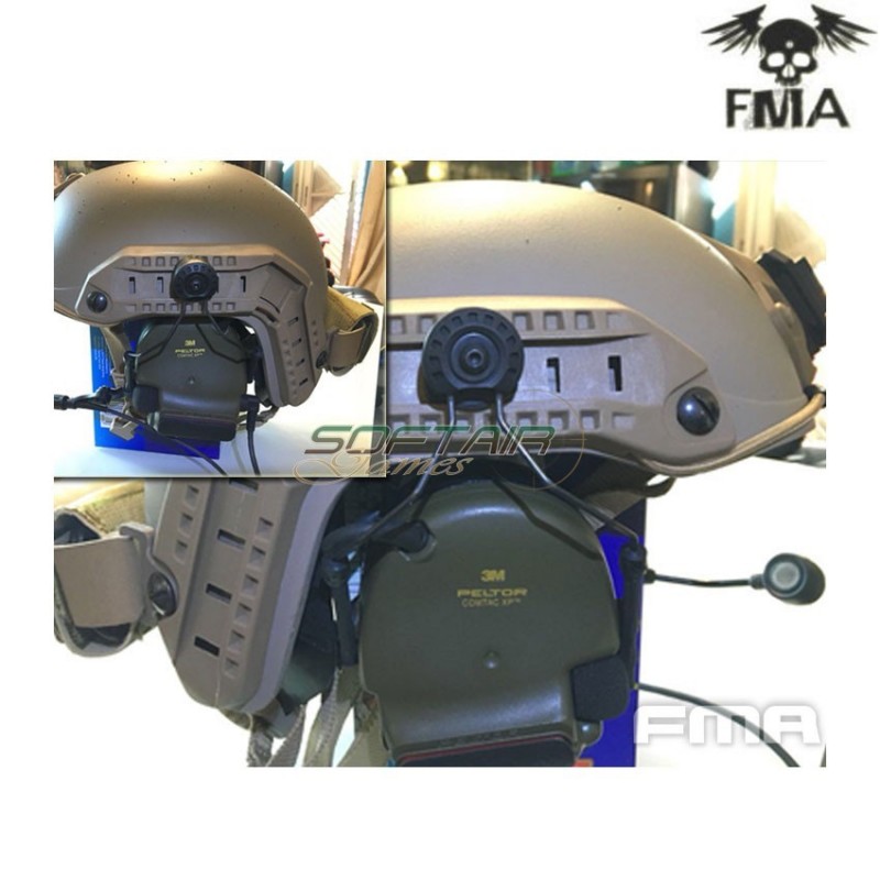 Adattatore Cuffia Fara Oth Msa/comtac Dark Earth Fma (fma-tb1292-de)