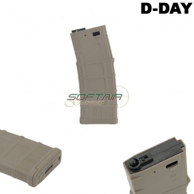 Caricatore Monofilare Aeg Dmag M4/m16 30/135 Variable-cap Dark Earth D-day (dd-mag-ms-de)
