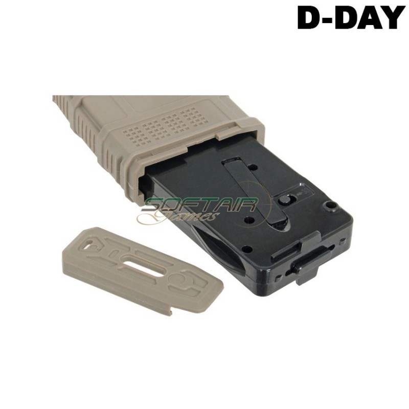 Mid-cap Magazine Dmag M4/m16 30/135 Variable-cap Dark Earth D-day (dd-mag-ms-de)