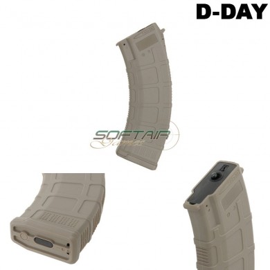 Mid-cap Magazine Dmag Ak 30/135 Variable-cap Dark Earth D-day (dd-mag-as-de)