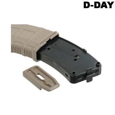 Caricatore Monofilare Aeg Dmag Ak 30/135 Variable-cap Dark Earth D-day (dd-mag-as-de)