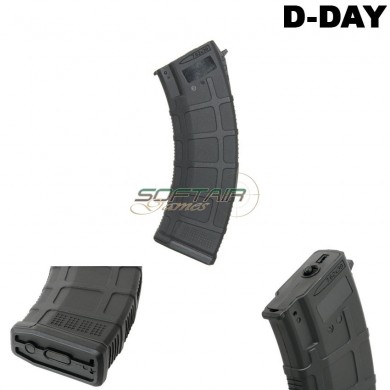 Mid-cap Magazine Dmag Ak 30/135 Variable-cap Black D-day (dd-mag-as-bk)