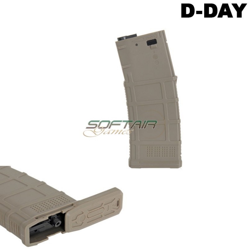 Hi-cap Magazine Dmag M4/m16 300bb Dark Earth D-day (dd-mag-mf-de)