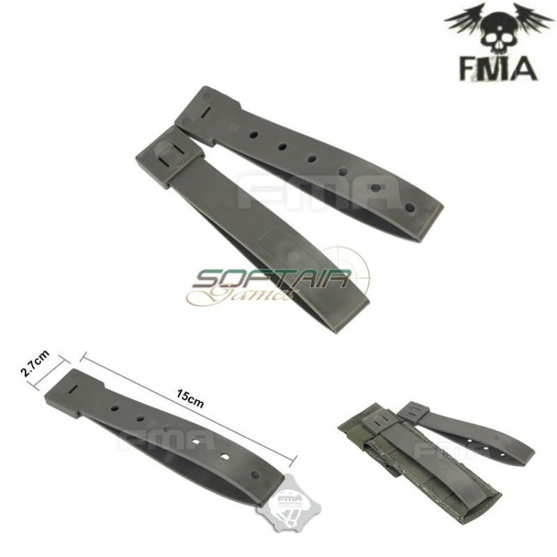 Long Malice Clips Set 2x Foliage Green Fma (fma-tb1031-fg)