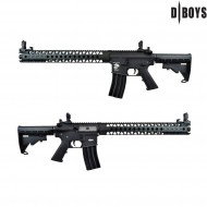 Fucile Elettrico M4 Lvoa Predator 16" Full Metal Black Dboys (2581m)