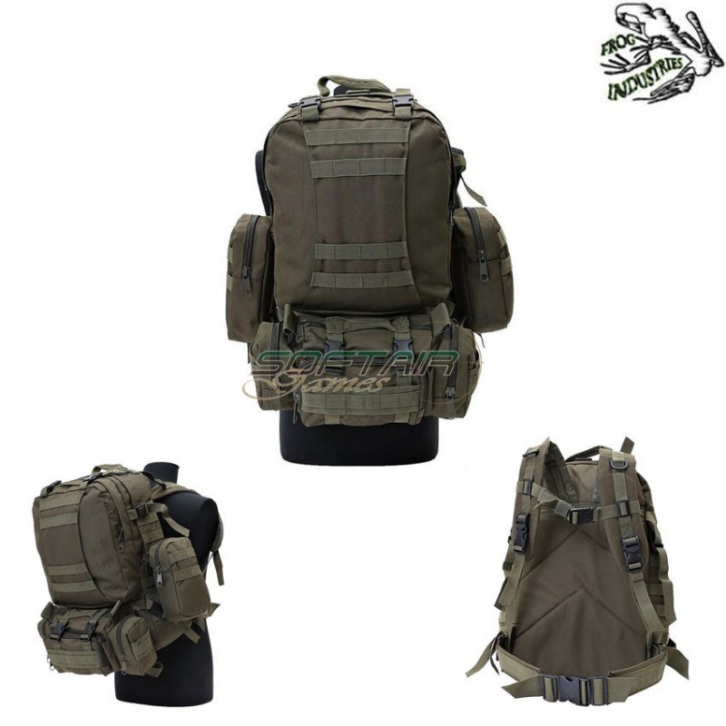 Zaino Assault Large Ver.i Olive Drab Frog Industries® (fi-ex-v16g-od)
