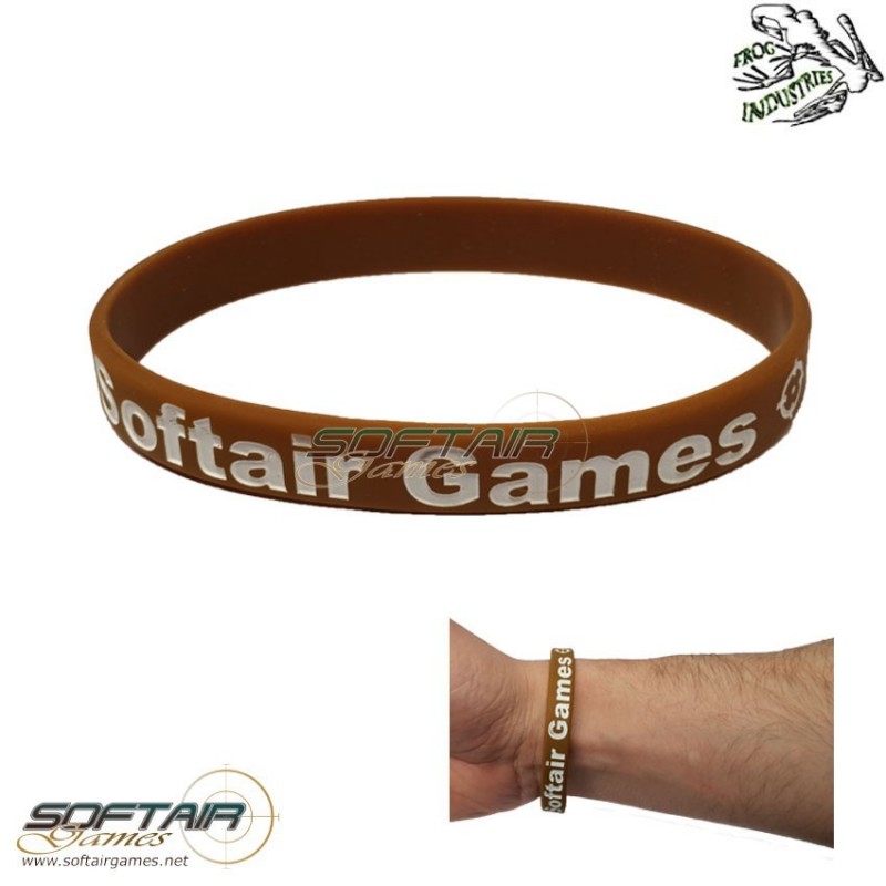 Braccialetto Sg Silicone Da Polso Coyote Brown Frog Industries® (fi-lqf003-cb)