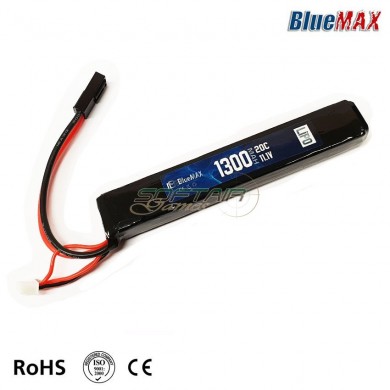 Batteria Lipo Connettore Mini Tamiya 11.1v X 1300mah 20c Stick Type Bluemax-power® (bmp-11.1x1300-stick)