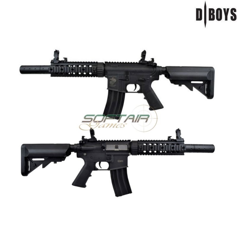 Electric Rifle M4 Silenced Sport Black Dboys (3881-p)
