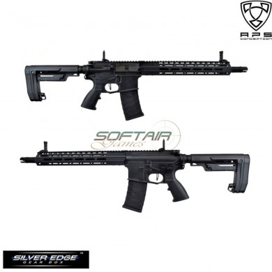Electric Rifle Blowback Black Asr115 Combat Aps (aps-ap-115-b)