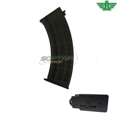 Hi-cap 600bb Magazine Black Bmag For Ak Aeg Bolt (ba-066b)