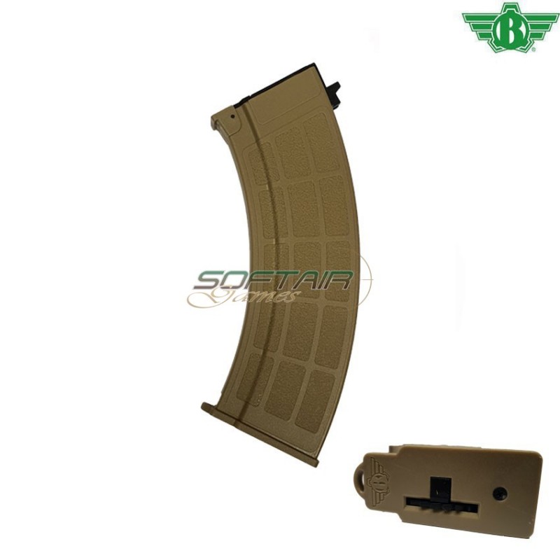 Caricatore Maggiorato 600bb Dark Earth Bmag Per Ak Aeg Bolt (ba-066t)