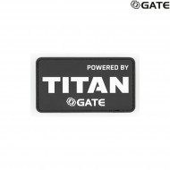 Patch 3d Pvc Black Titan Gate (gate-ttn-p1)