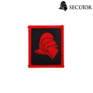 Embroidered Patch Helmet Black Background Secutor (sr-sap0002)